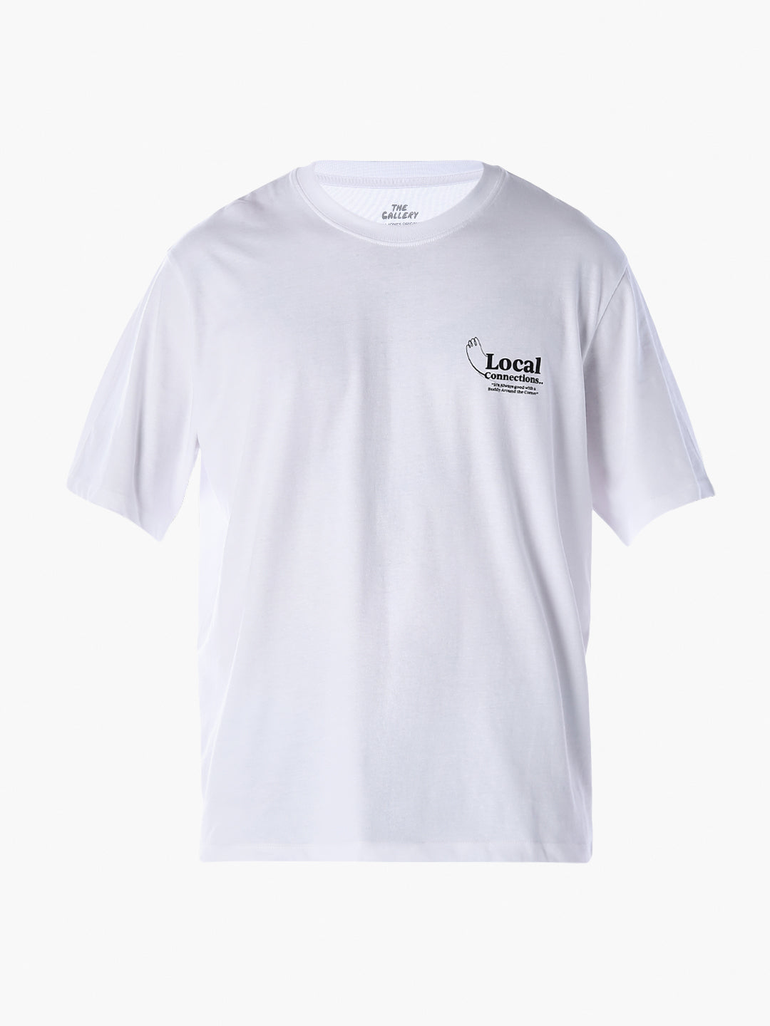 Printed Cotton T-shirt - White