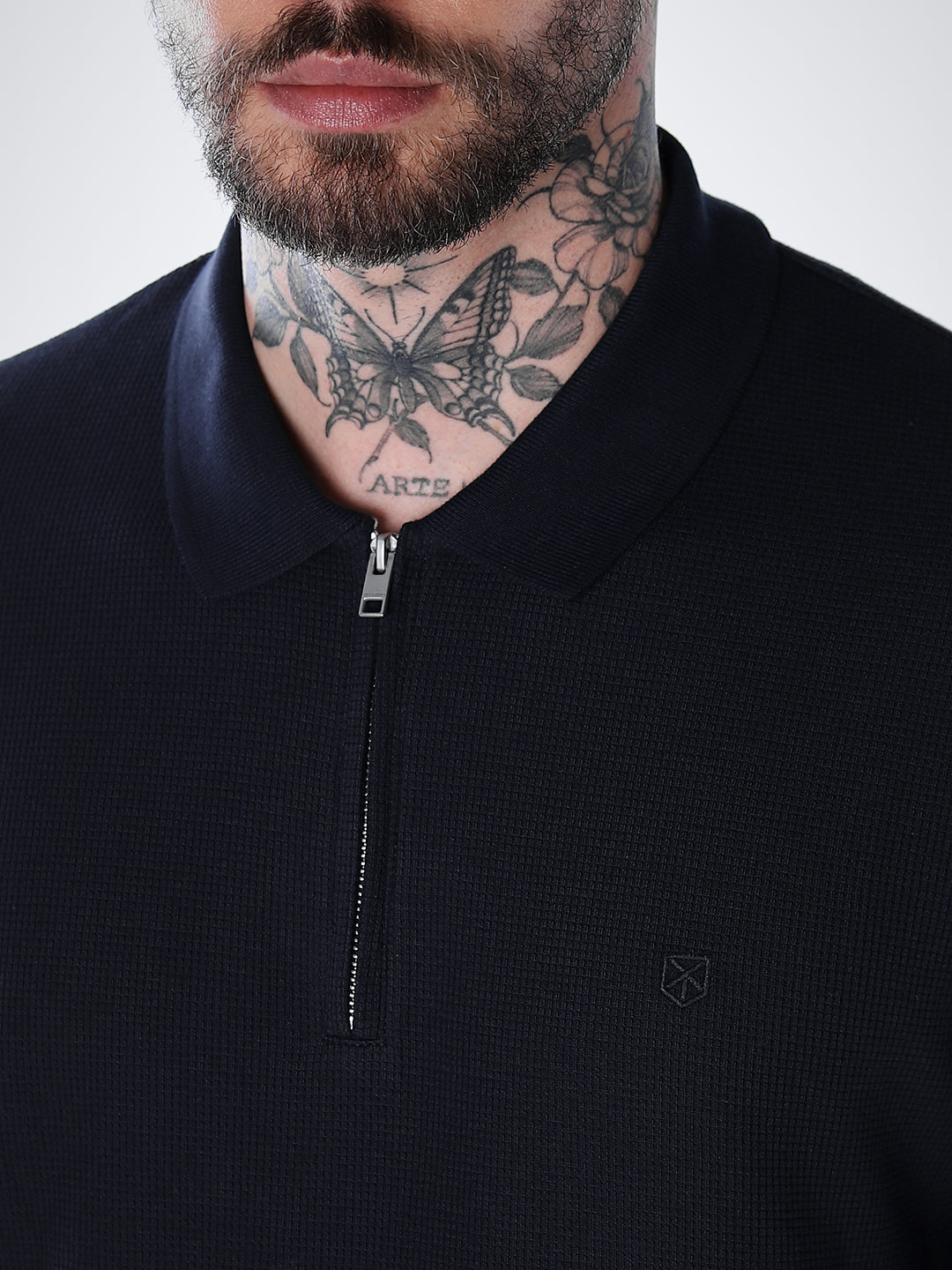 Half Zip Regular Fit Polo