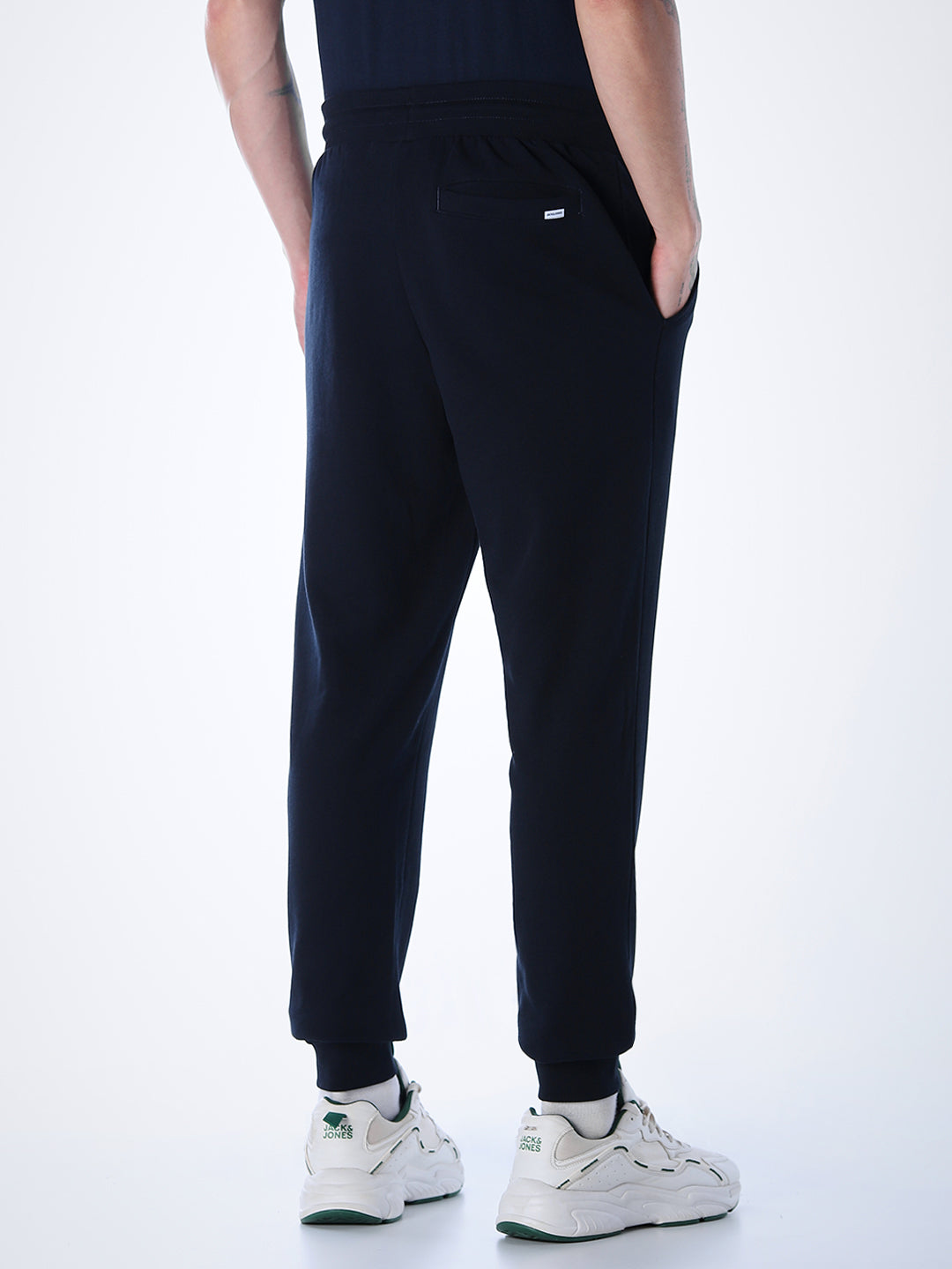 Regular Fit Cotton Sweatpants - Navy