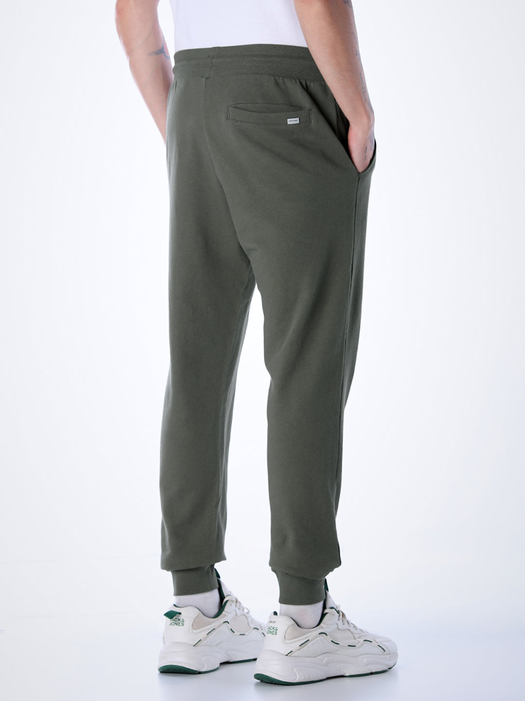 Regular Fit Cotton Sweatpants - Green