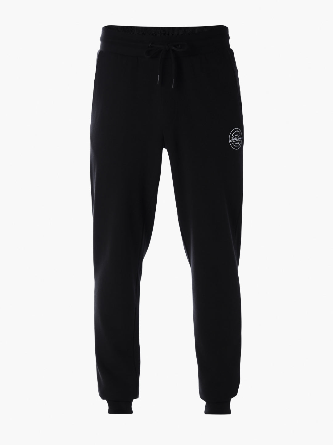 Regular Fit Cotton Sweatpants - Black