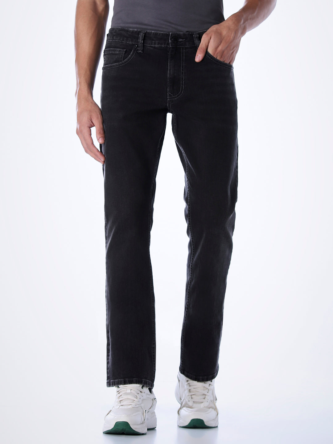5 Pocket Low Rise Clark Regular Fit Jeans