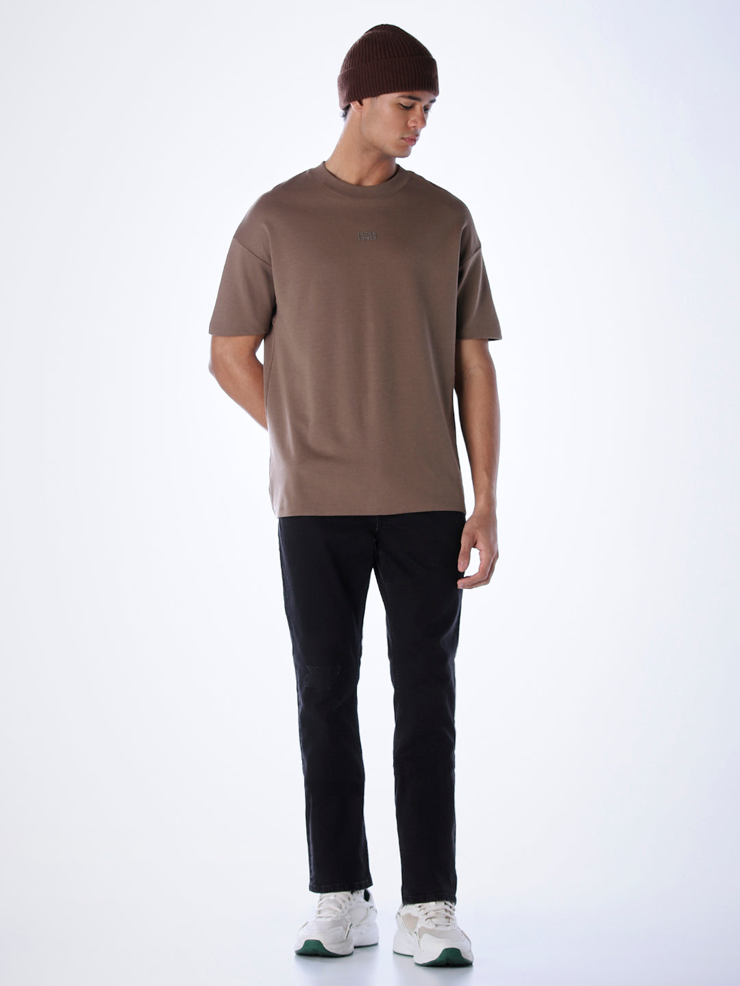 5 Pocket Distressed Clark Regular Fit Jeans - Black