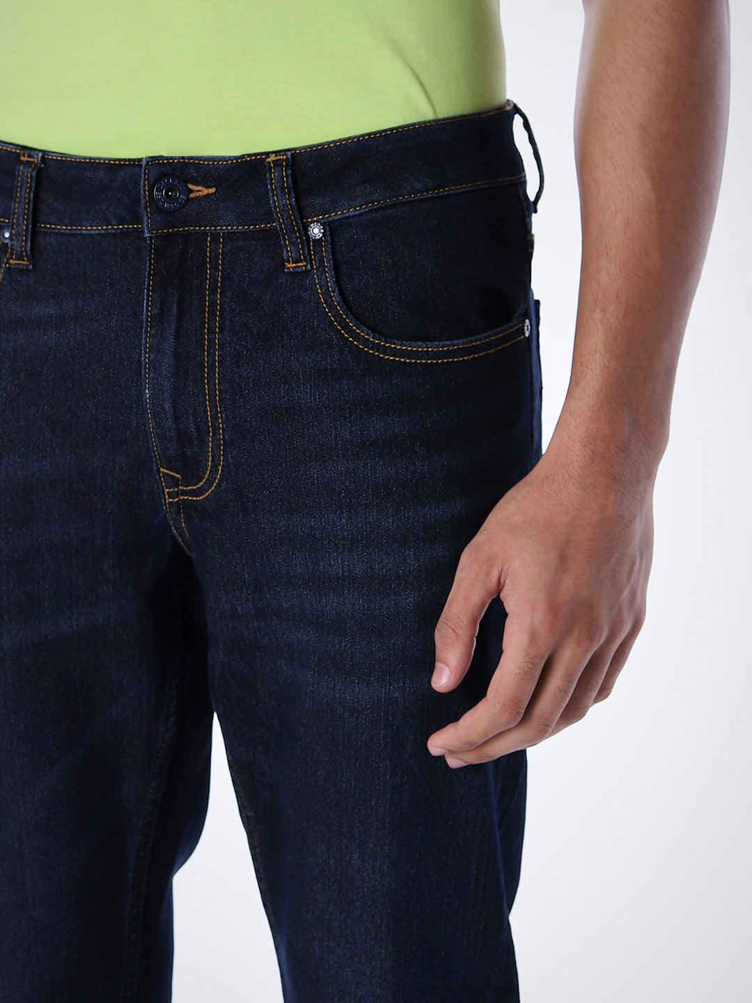 5 Pocket Glenn Slim Fit Jeans - Dark Blue