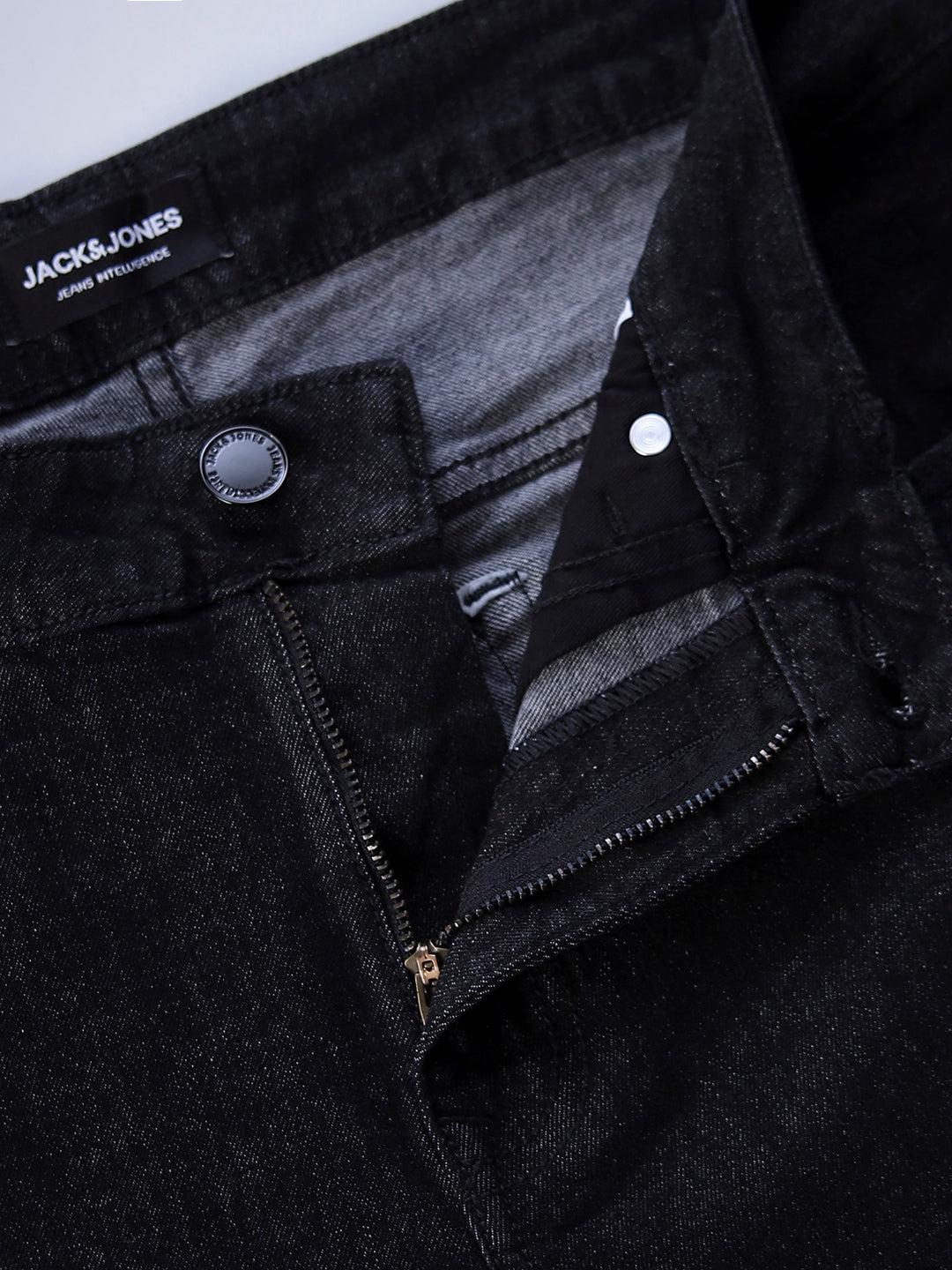 5 Pocket Distressed Glenn Slim Fit Jeans - Black