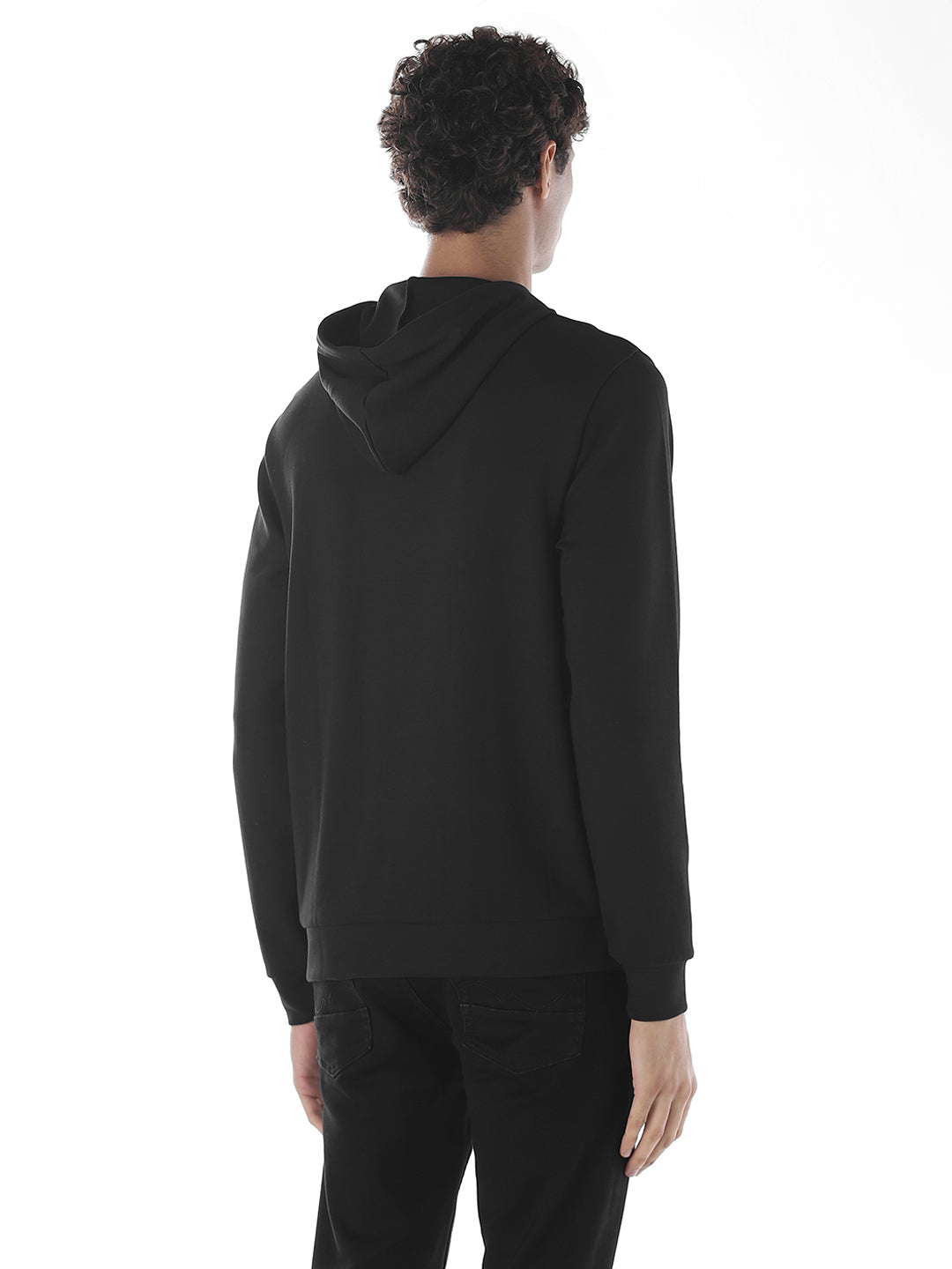 Hooded Black Sweatshirt