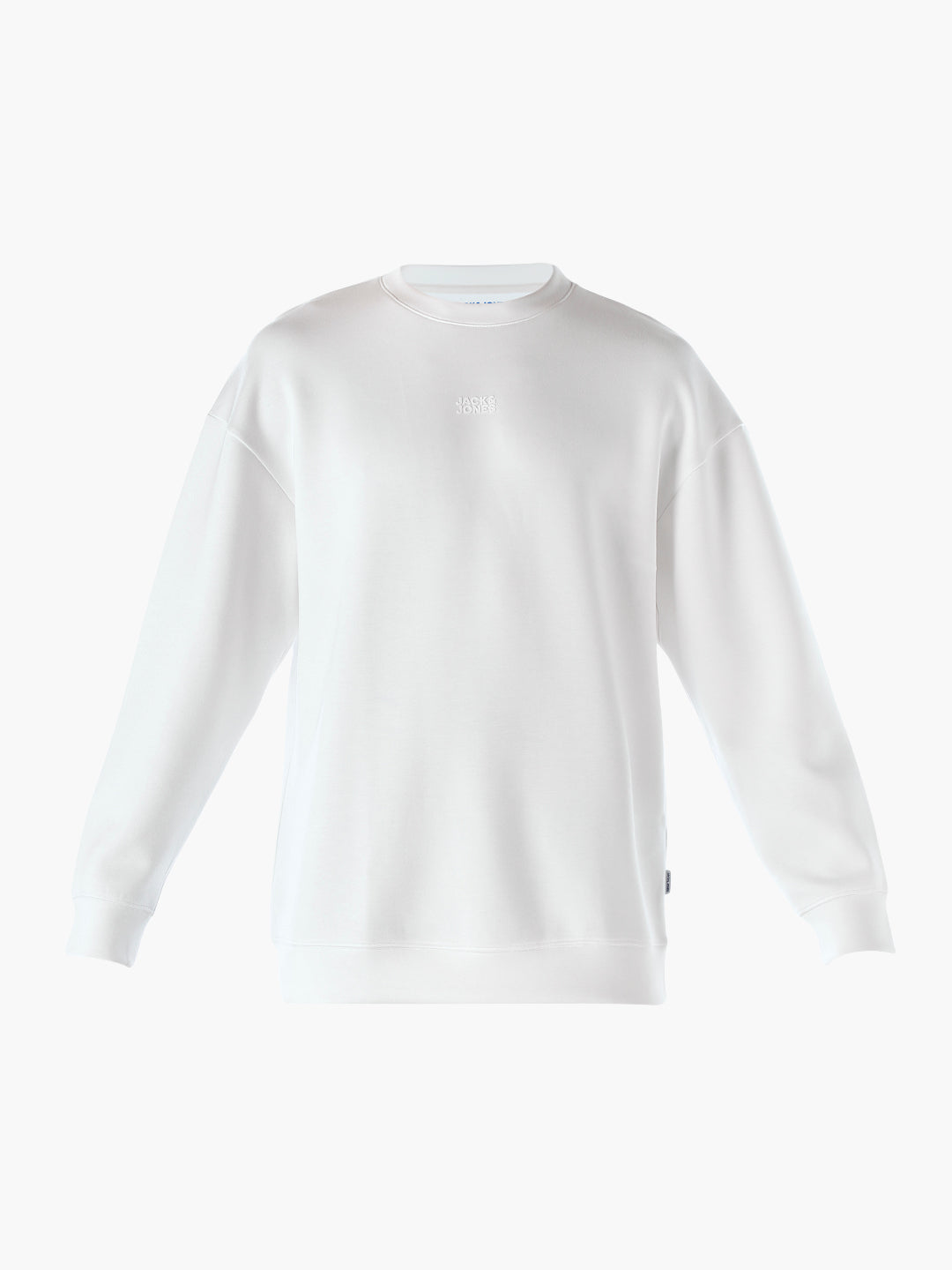 Logo Print Oversized Sweatshirt - White