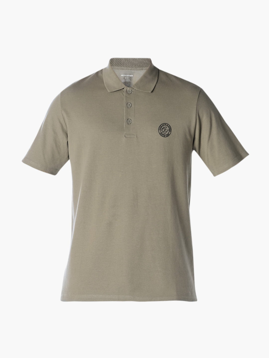 Green Regular Fit Cotton Polo