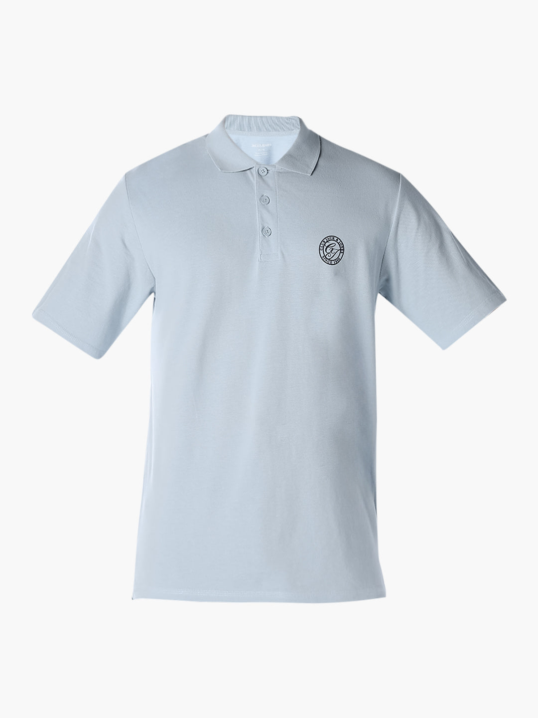 Light Blue Regular Fit Cotton Polo