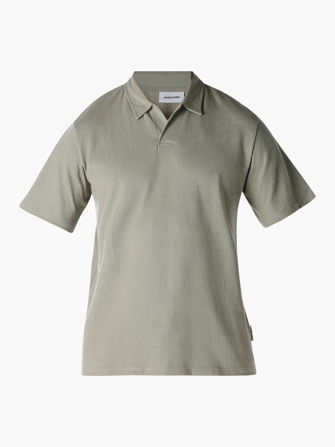 Jacquard Structured Polo - Green