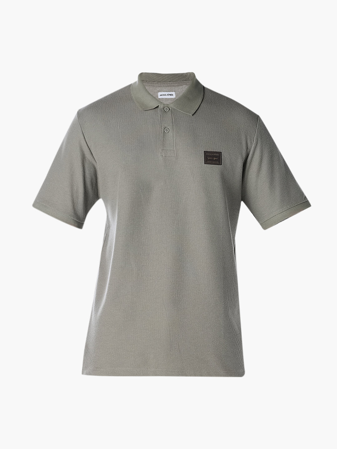 Textured Regular Fit Polo - Green