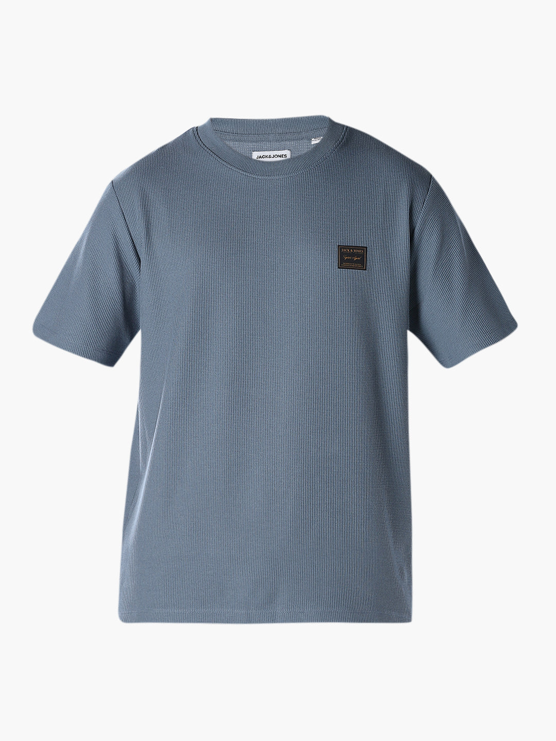 Blue Chest Patch Crew Neck T-shirt