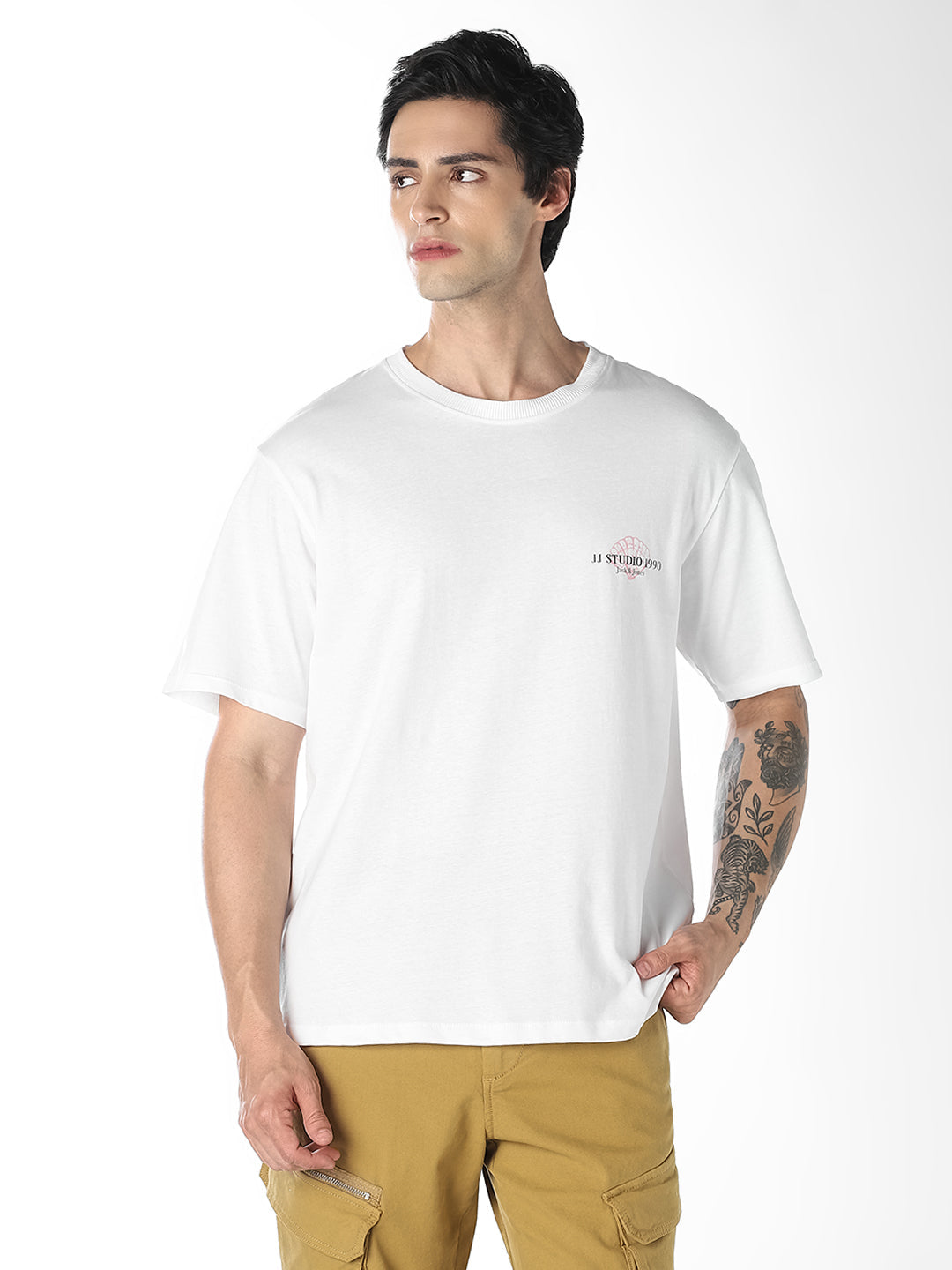 White Crew Neck T-shirt