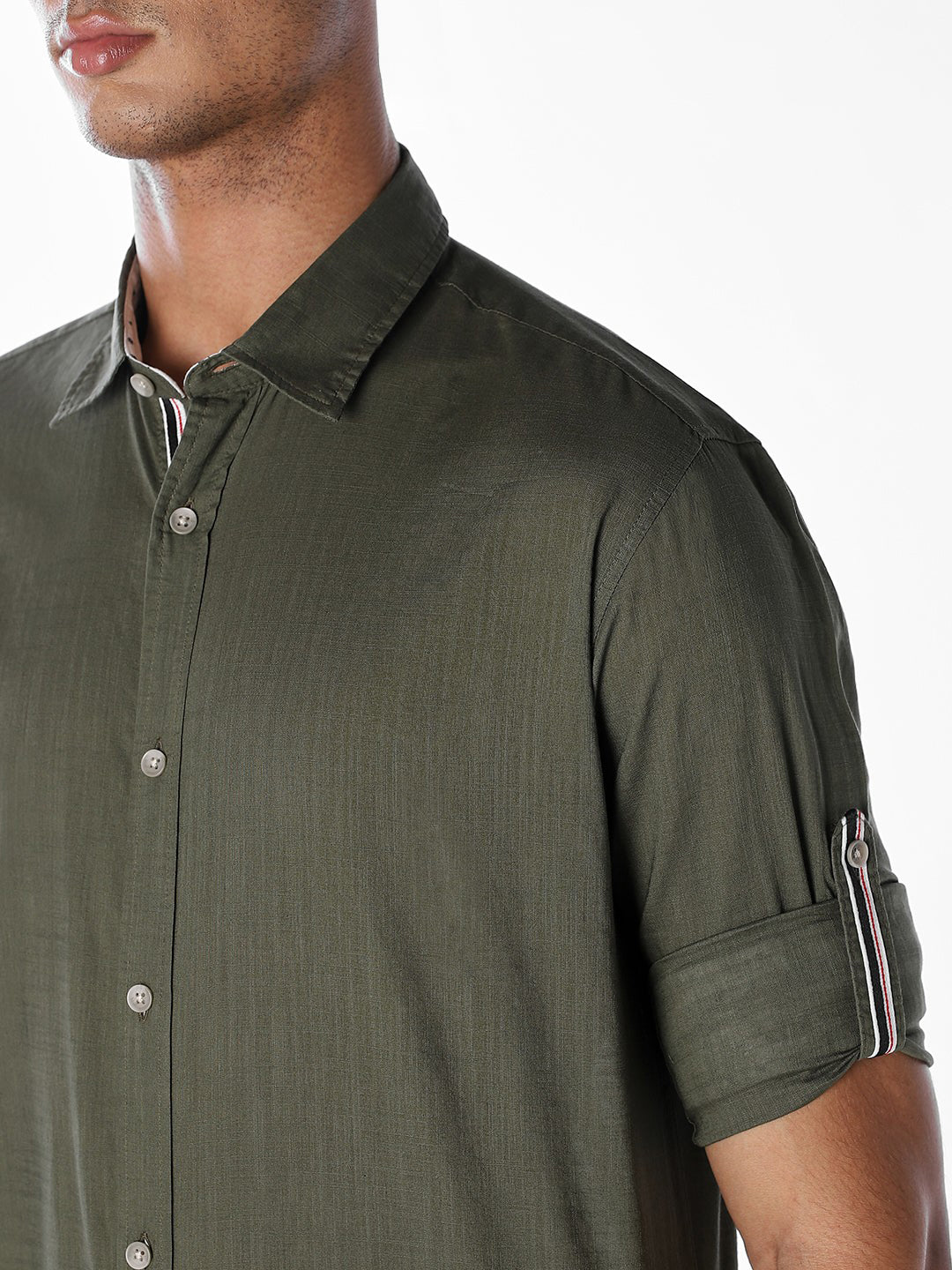 Cotton Slub Full Sleeves Shirt