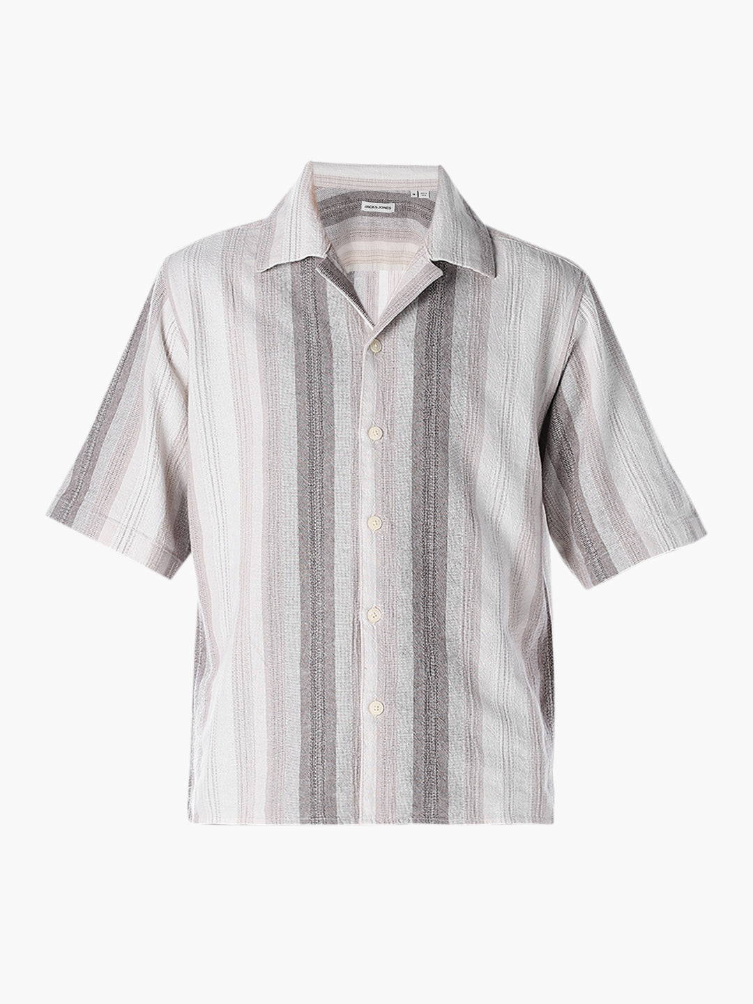 Striped Dobby Resort Collar Shirt