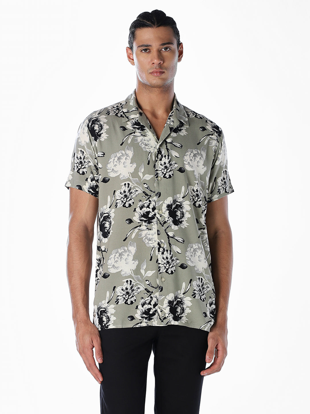 Printed Resort Collar Comfort Fit Shirt