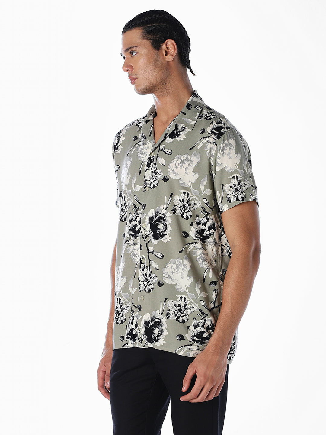 Printed Resort Collar Comfort Fit Shirt