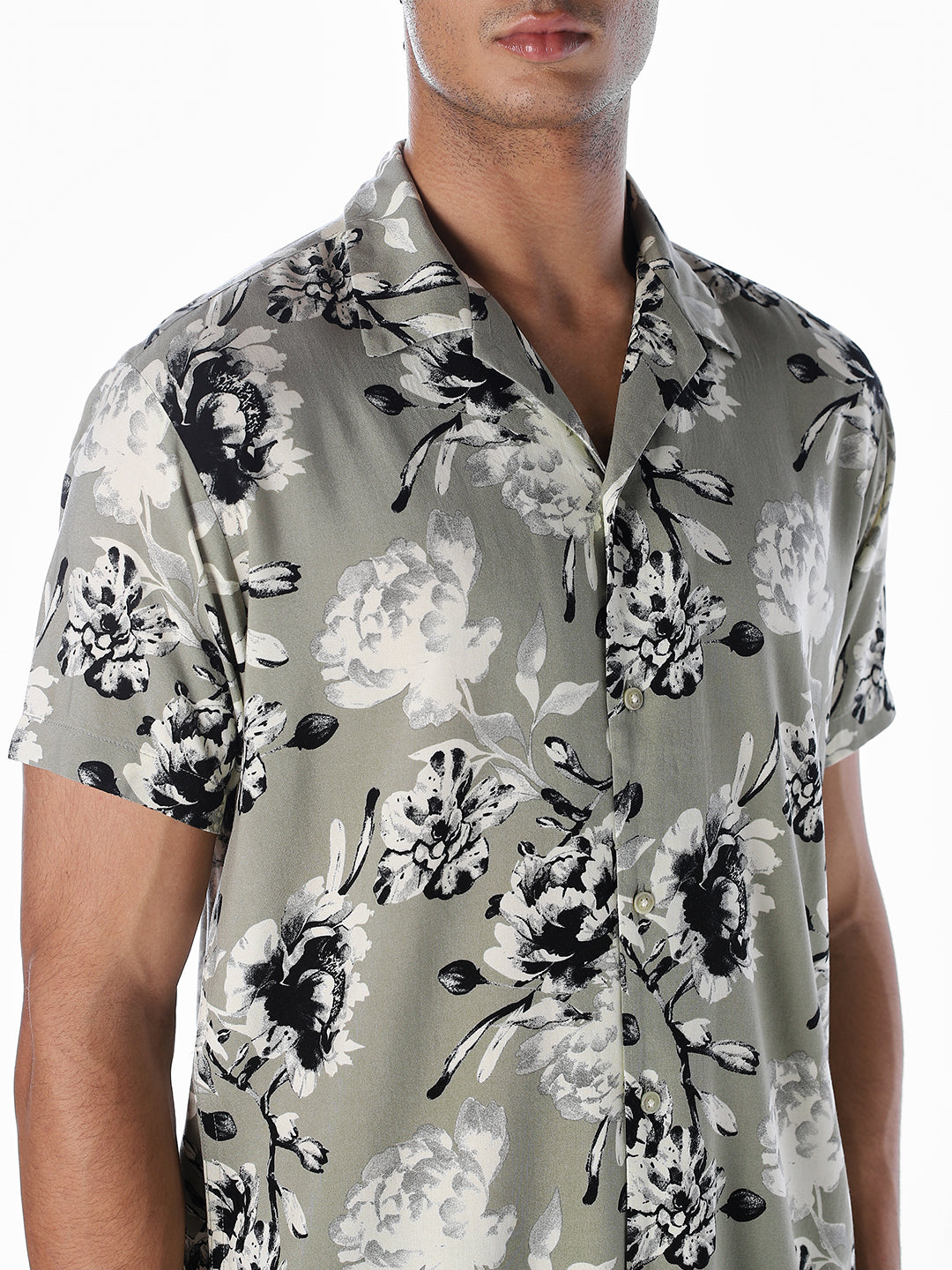 Printed Resort Collar Comfort Fit Shirt