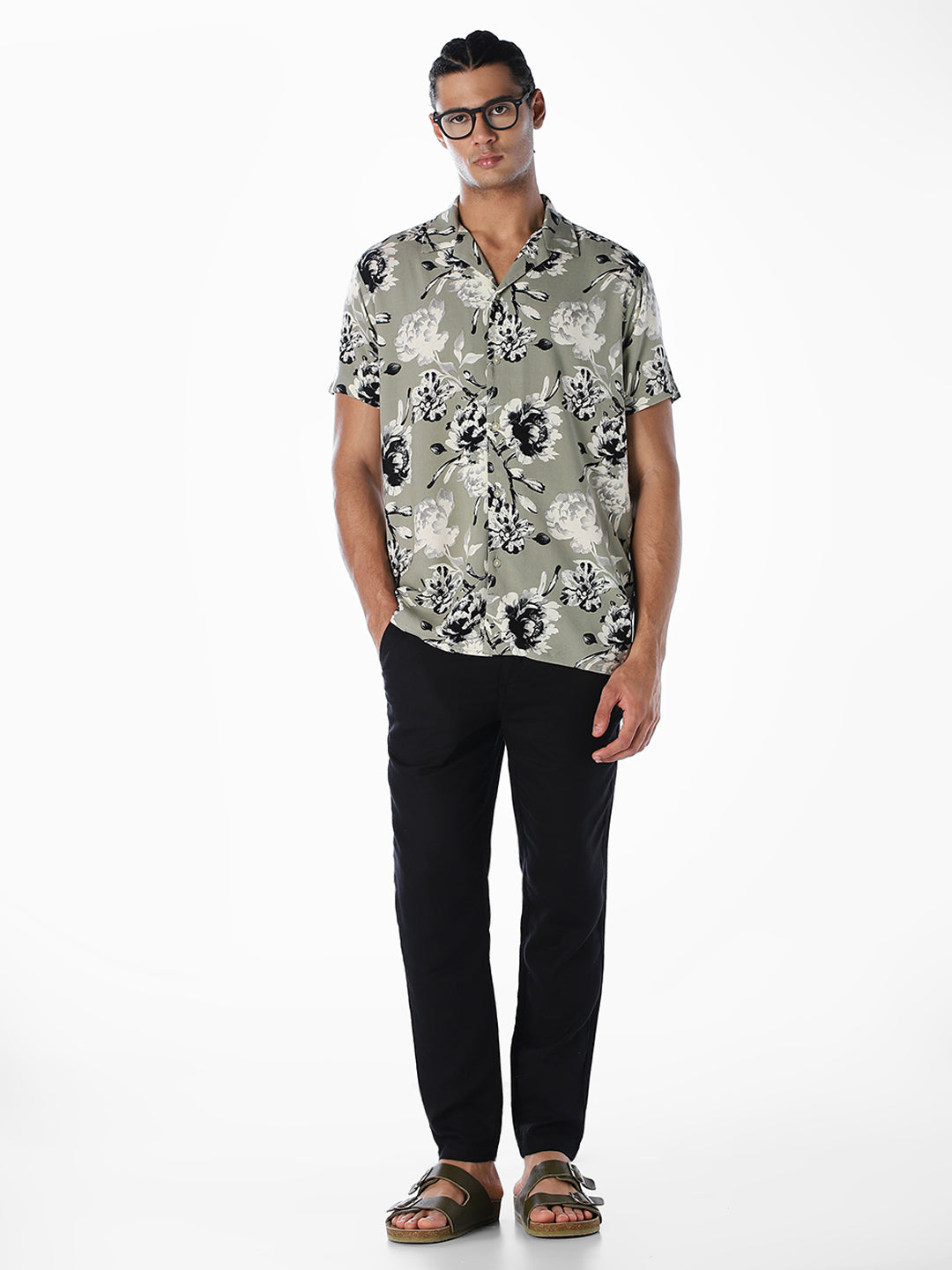 Printed Resort Collar Comfort Fit Shirt