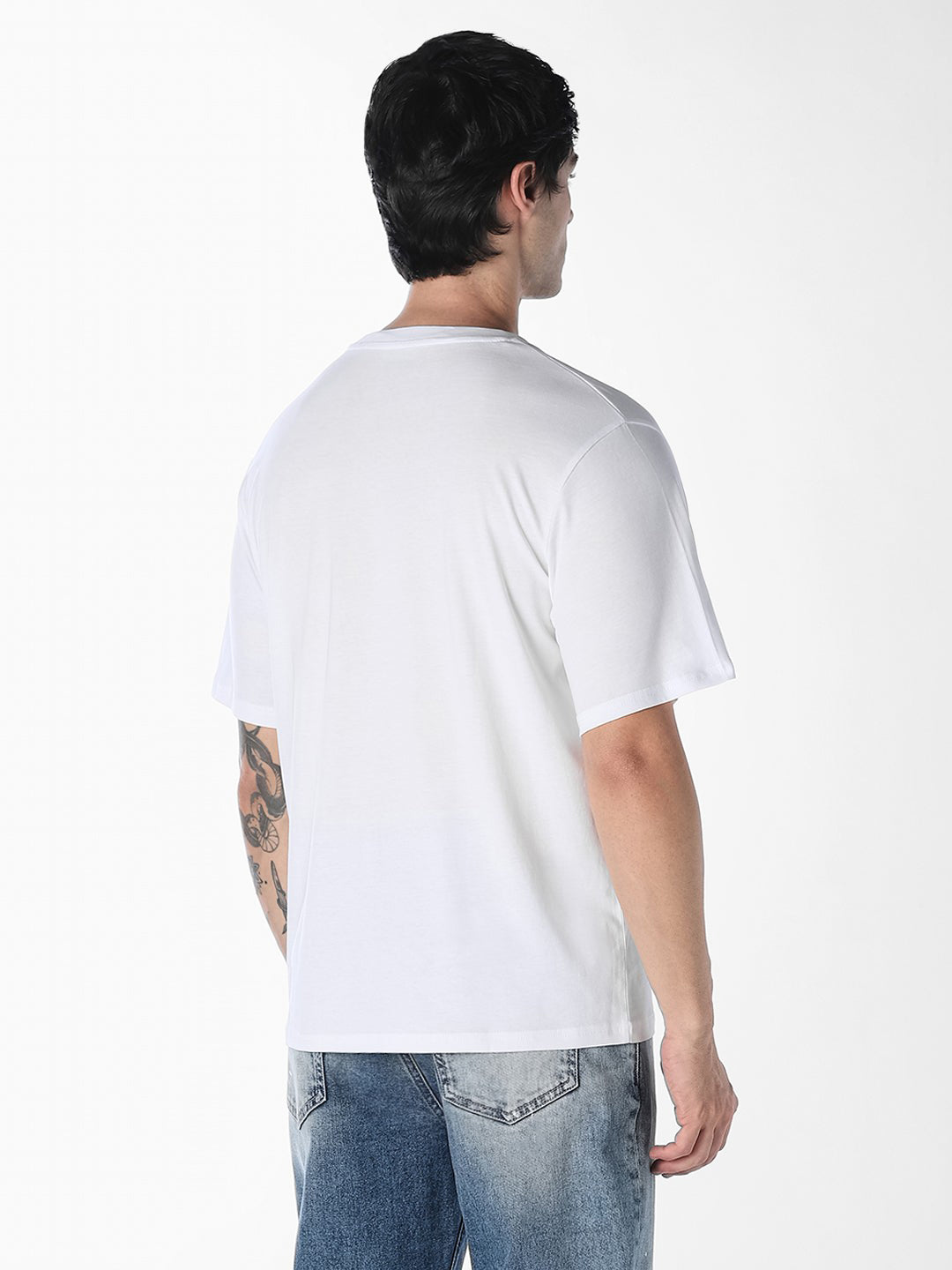 White Boxy Fit T-shirt