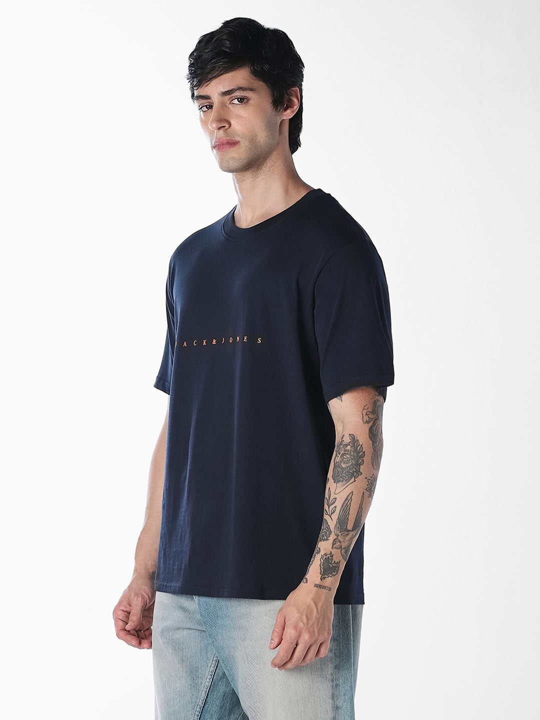 Dark Navy Boxy Fit T-shirt