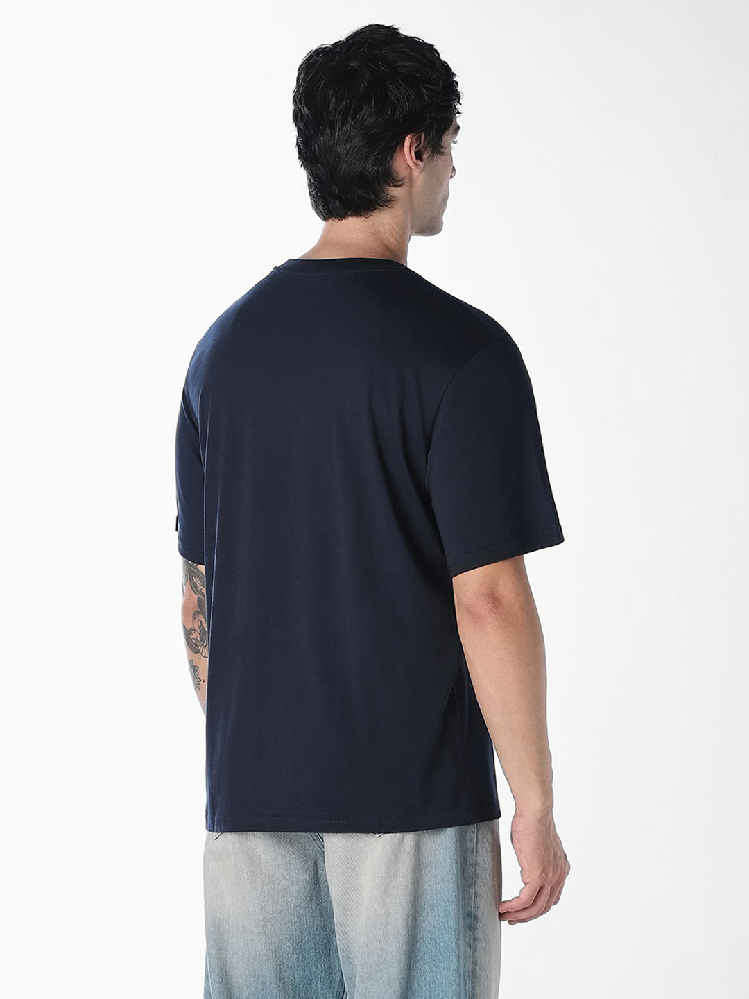 Dark Navy Boxy Fit T-shirt