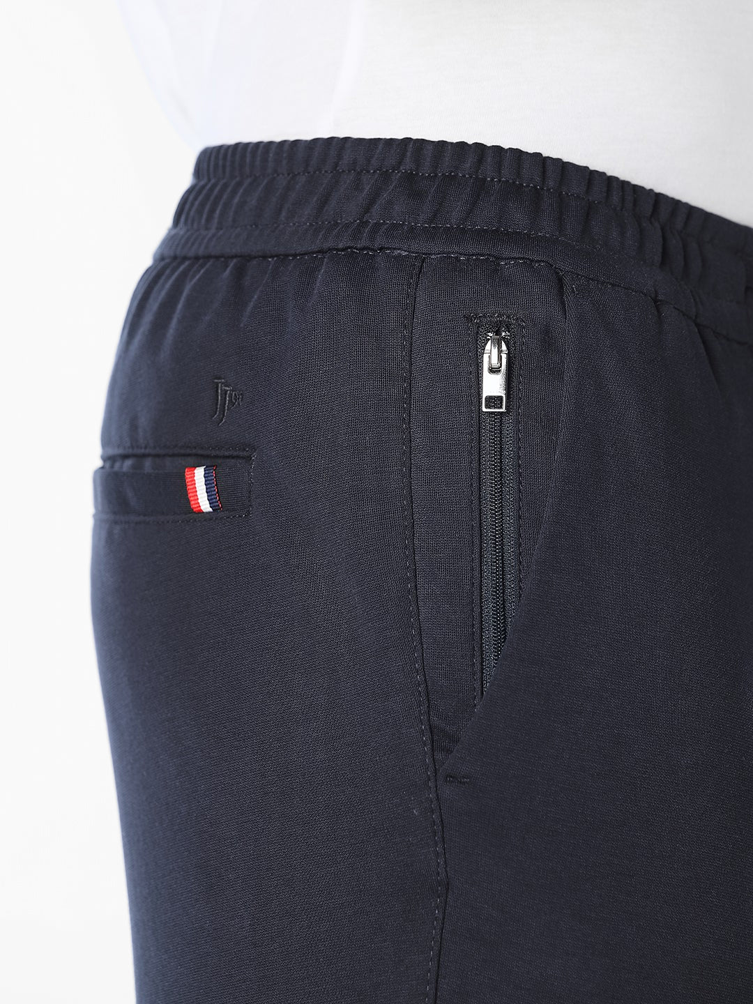 Navy Blue Regular Fit Jogger Pants