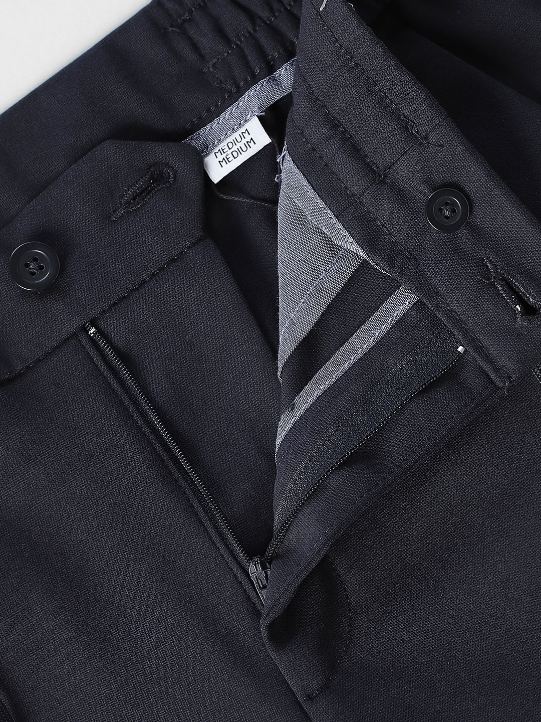 Navy Blue Regular Fit Jogger Pants