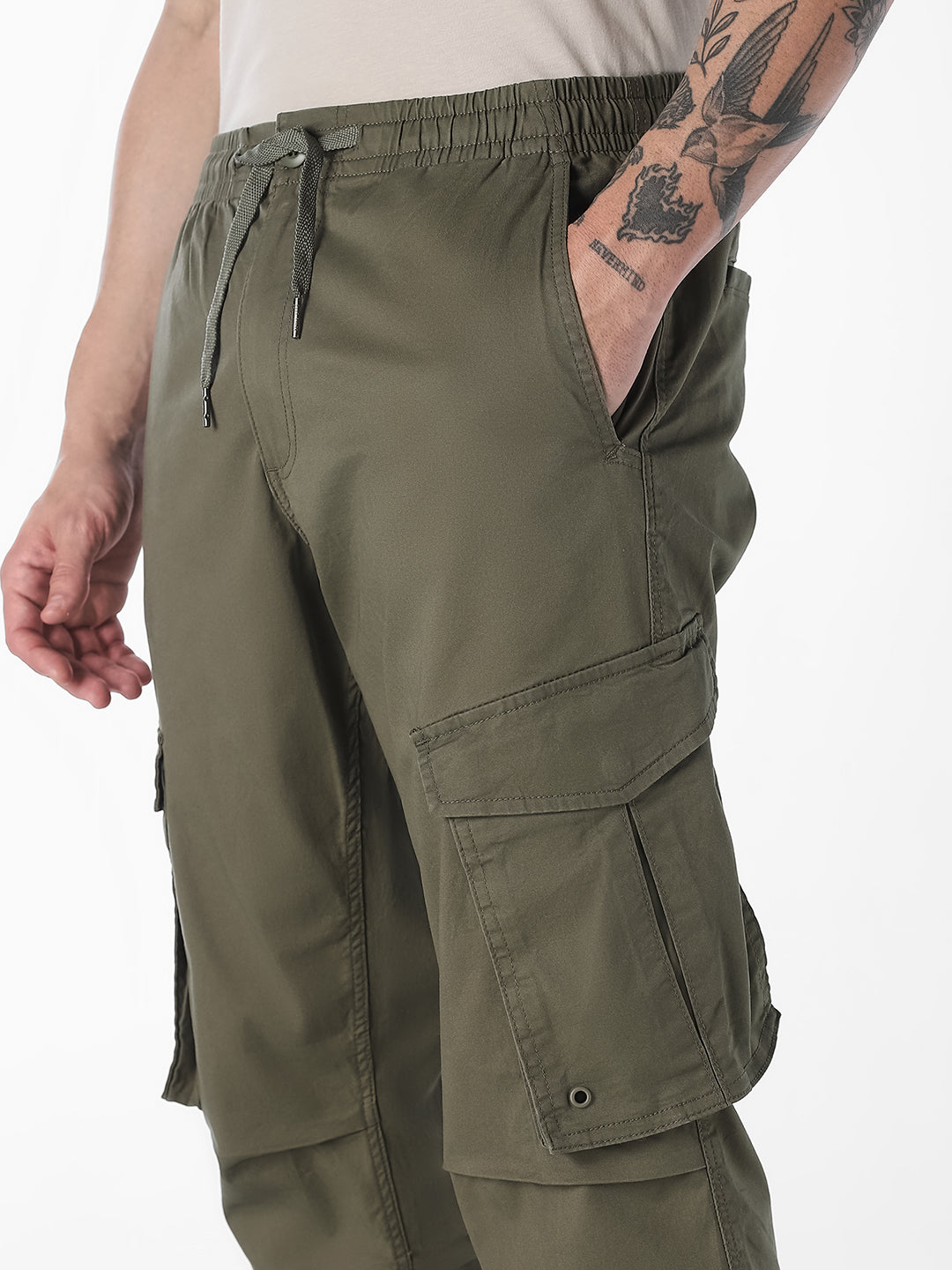 Slim Fit Utility Cargo Joggers