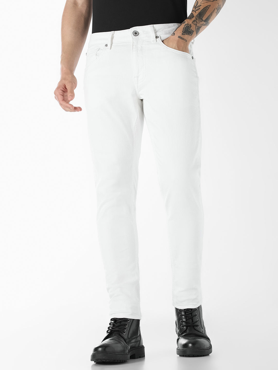 White Brak Slim Fit Jeans