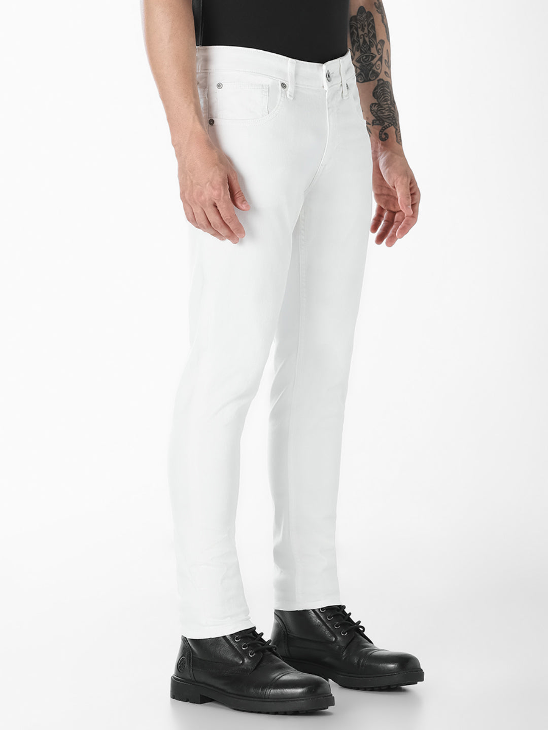 White Brak Slim Fit Jeans