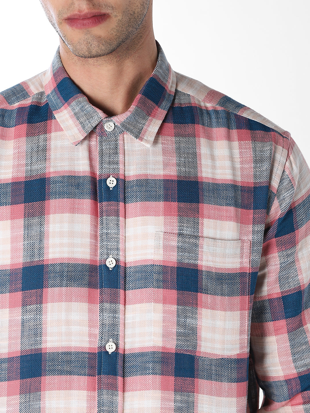 Cotton Check Full Sleeves Shirt