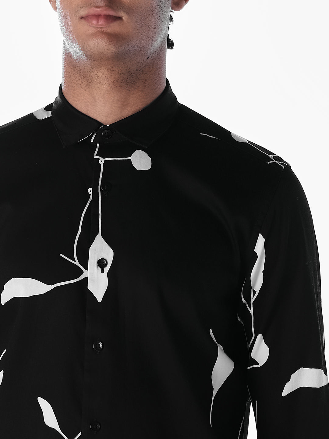 Printed Cotton Slim Fit Shirt