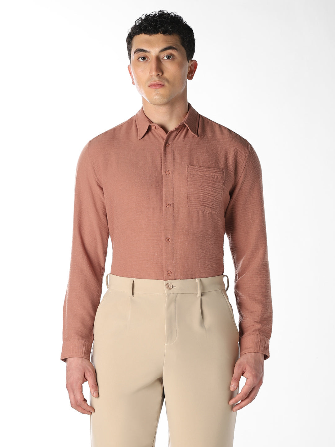 Plain Weave Regular Fit Shirt