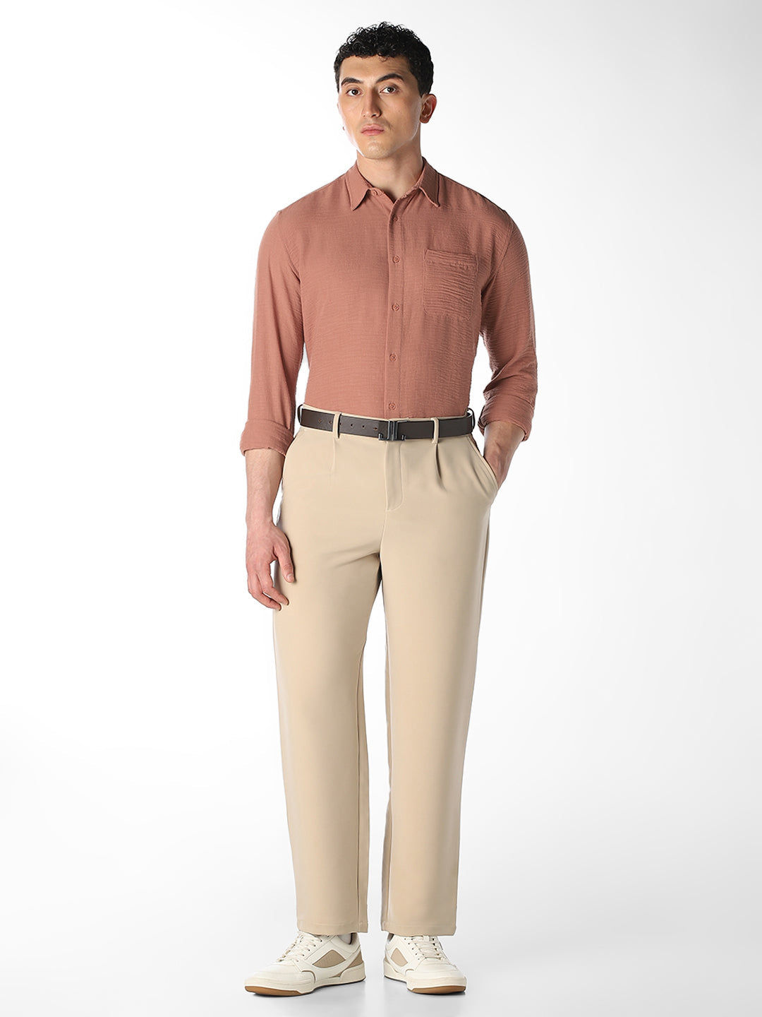 Plain Weave Regular Fit Shirt