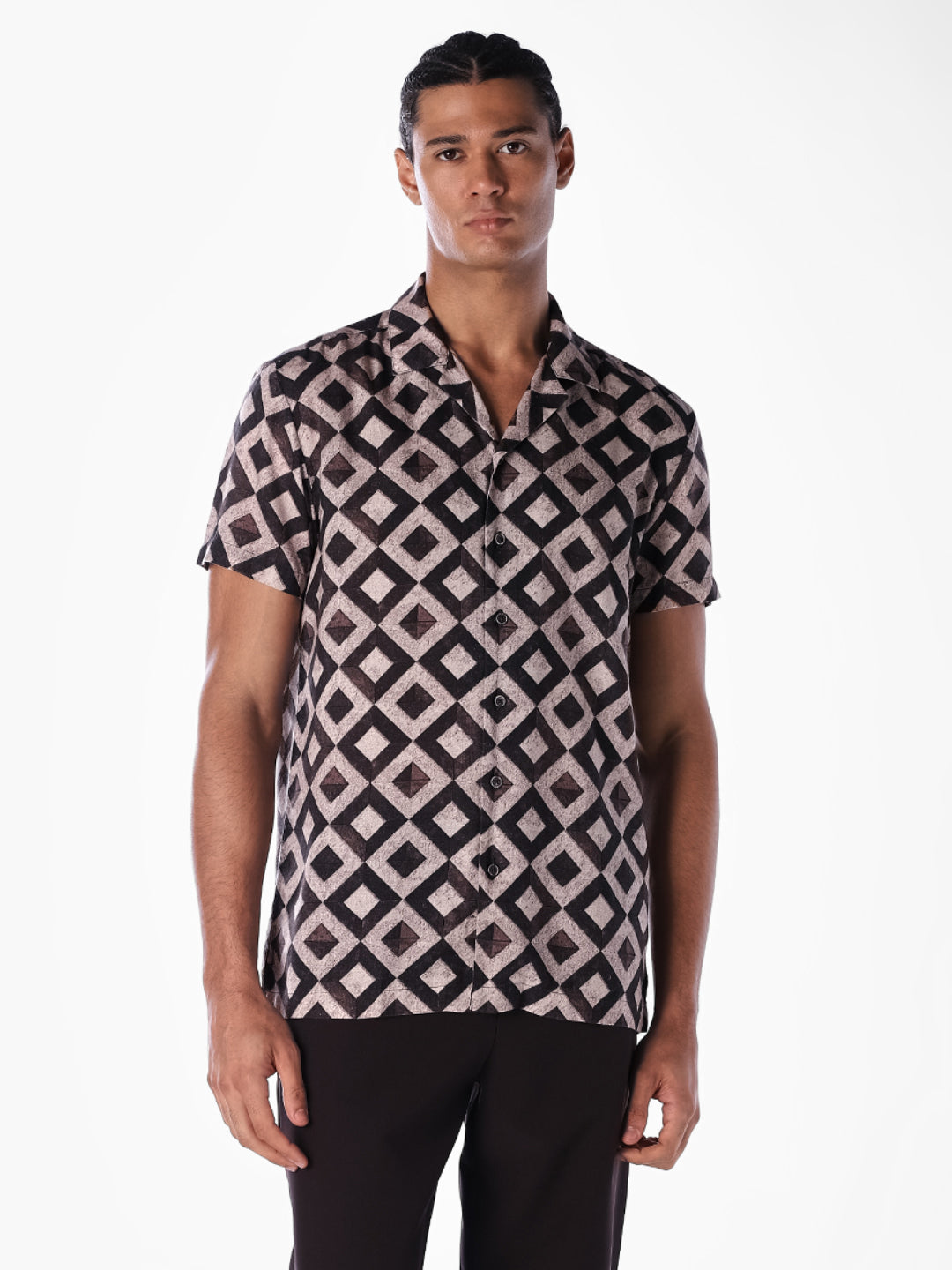 Geometric Print Comfort Fit Shirt