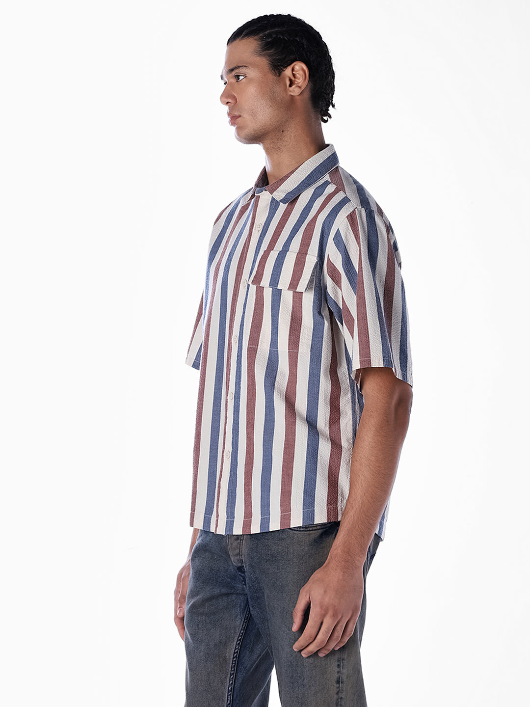 Striped Oversized Shirt