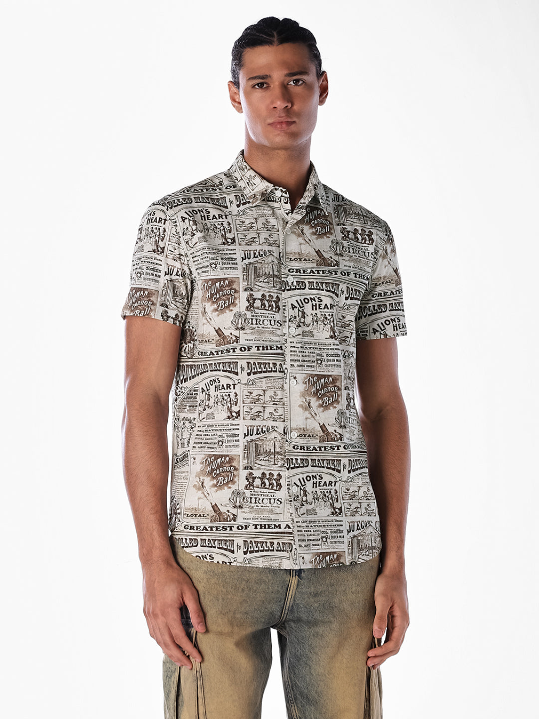 Off-White Newspaper Print Shirt