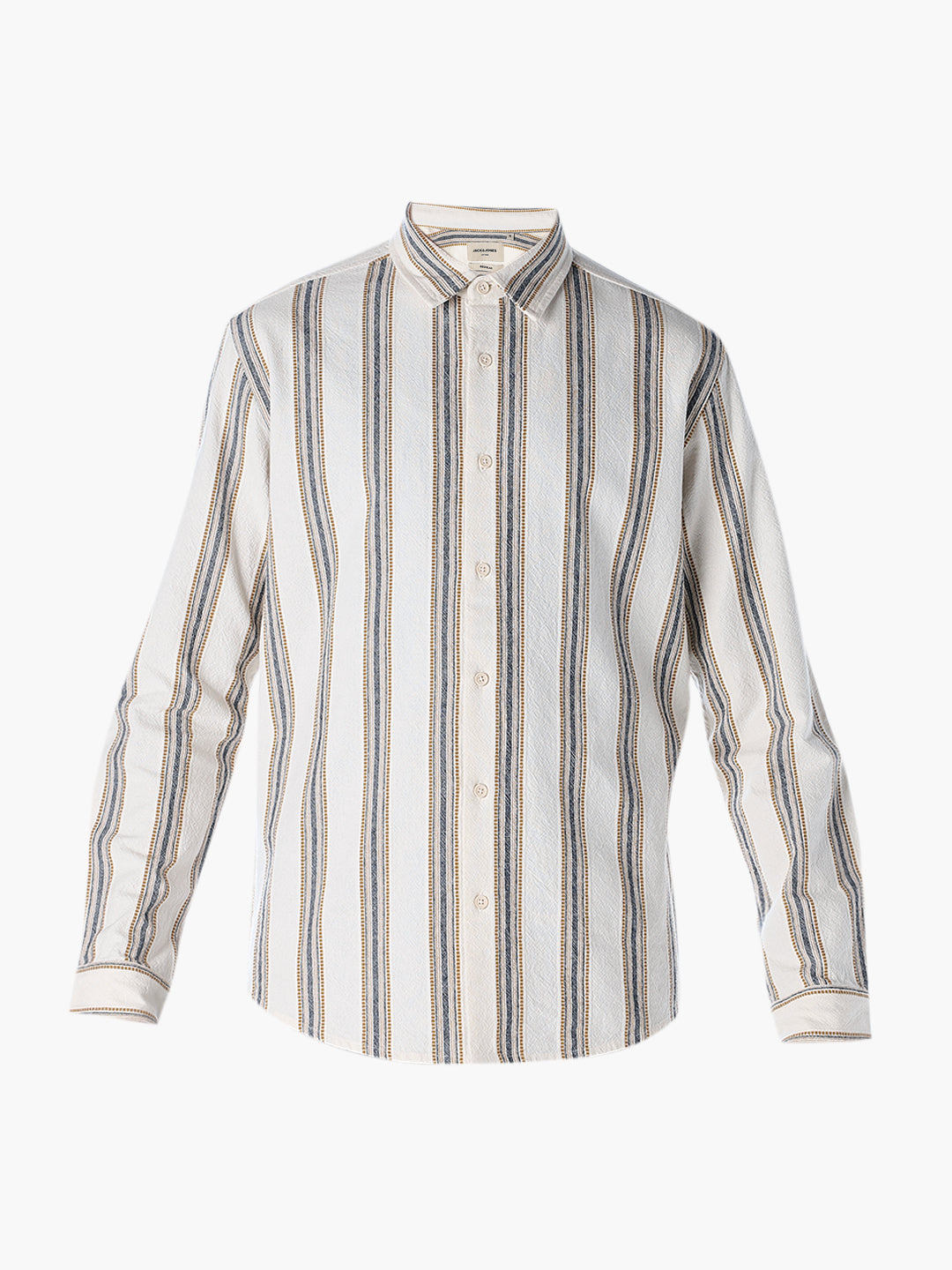 Cotton Striped Full Sleeves Shirt