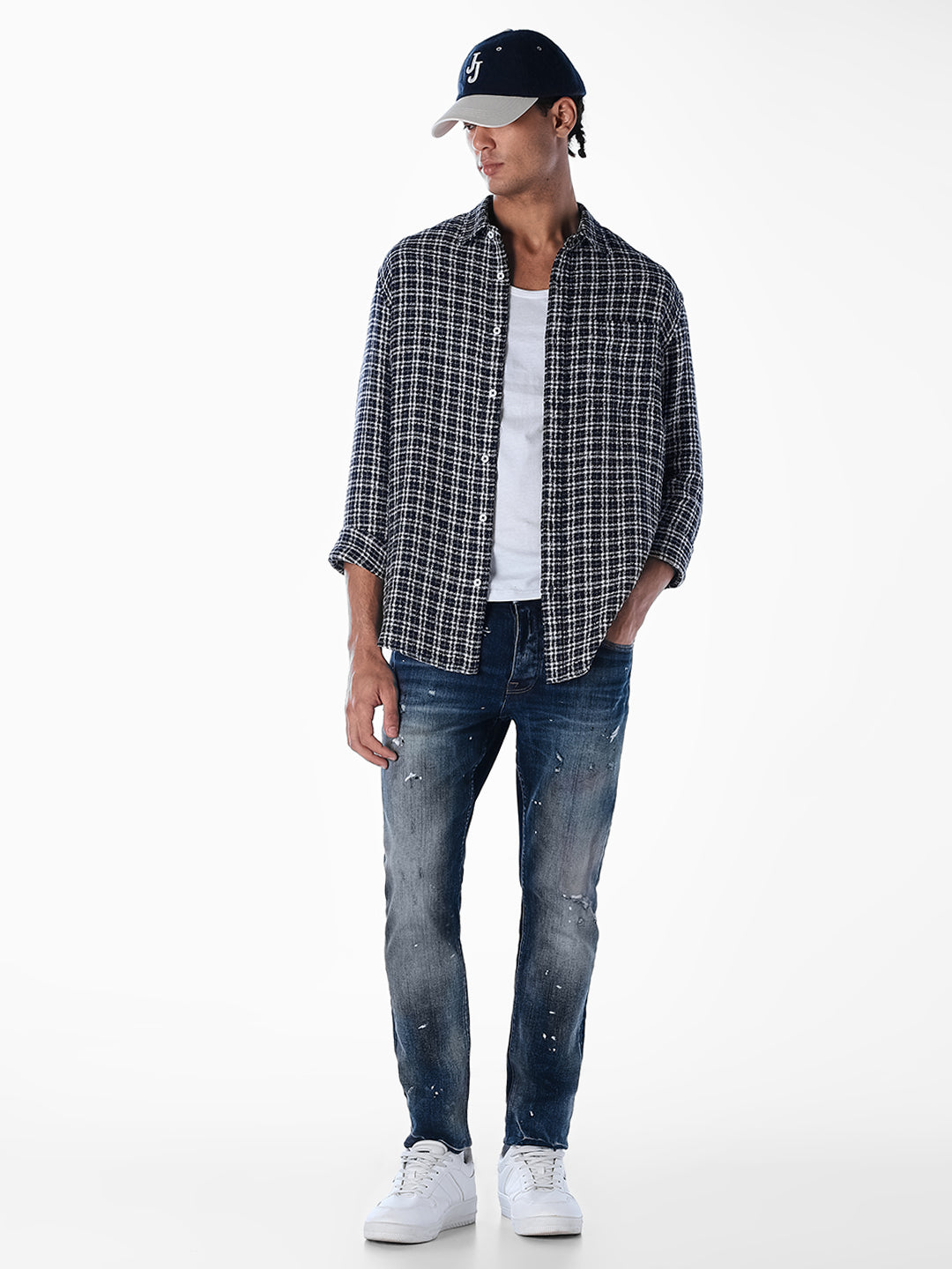 Check Patch Pocket Cotton Shirt