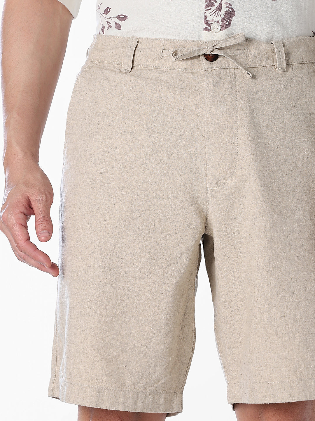 Linen Blend Chino Shorts
