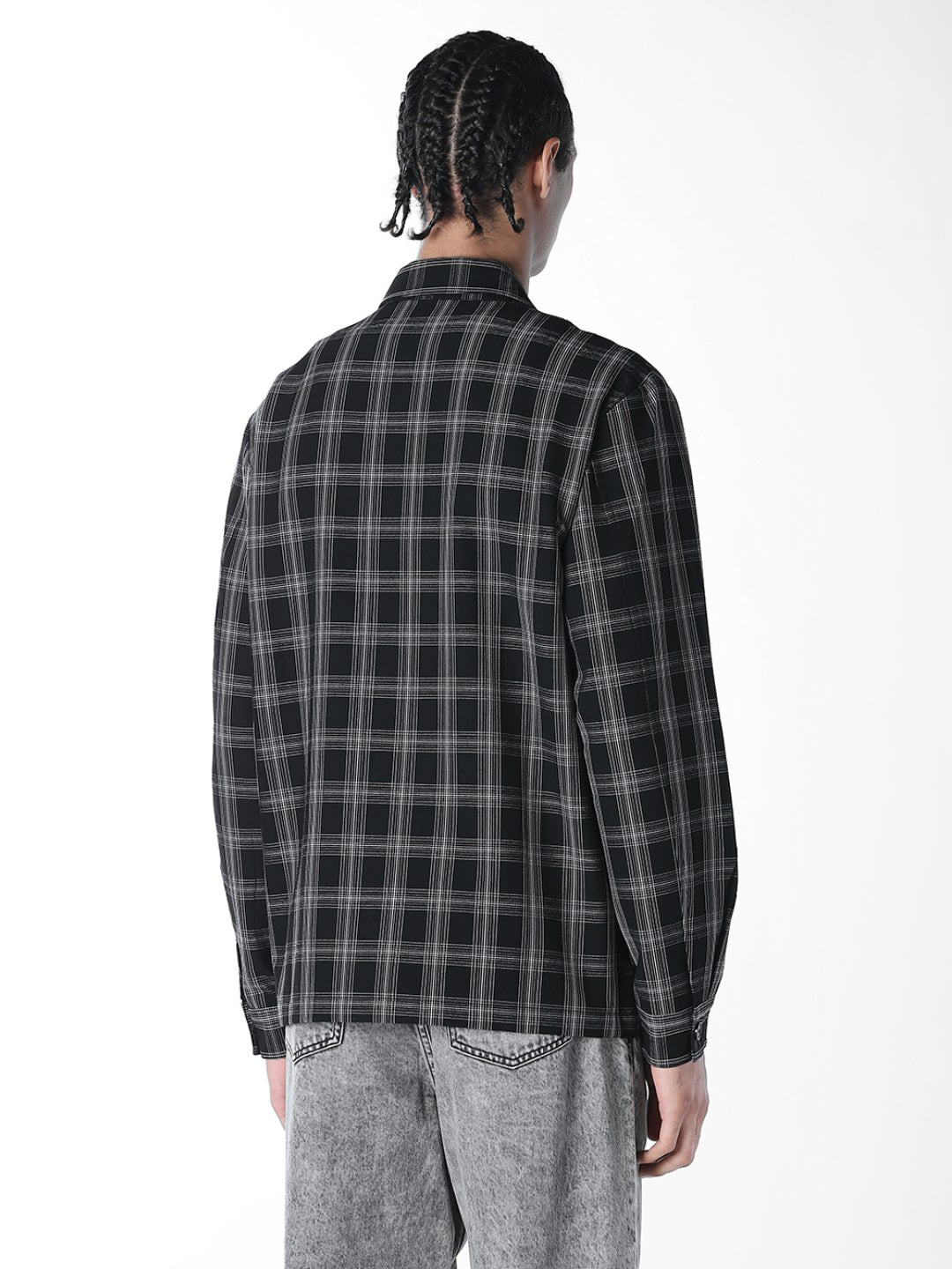 Check Cotton Overshirt