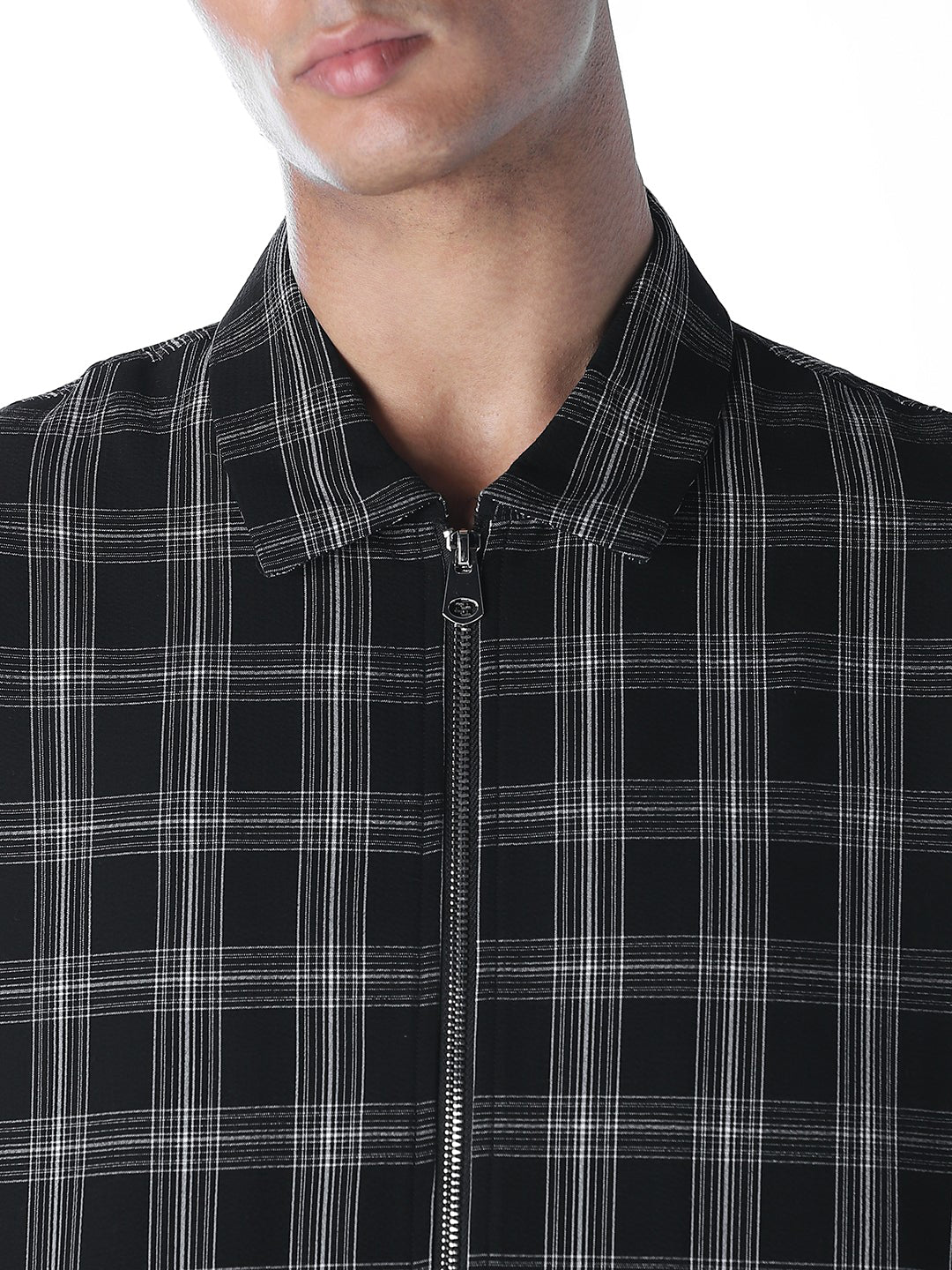 Check Cotton Overshirt