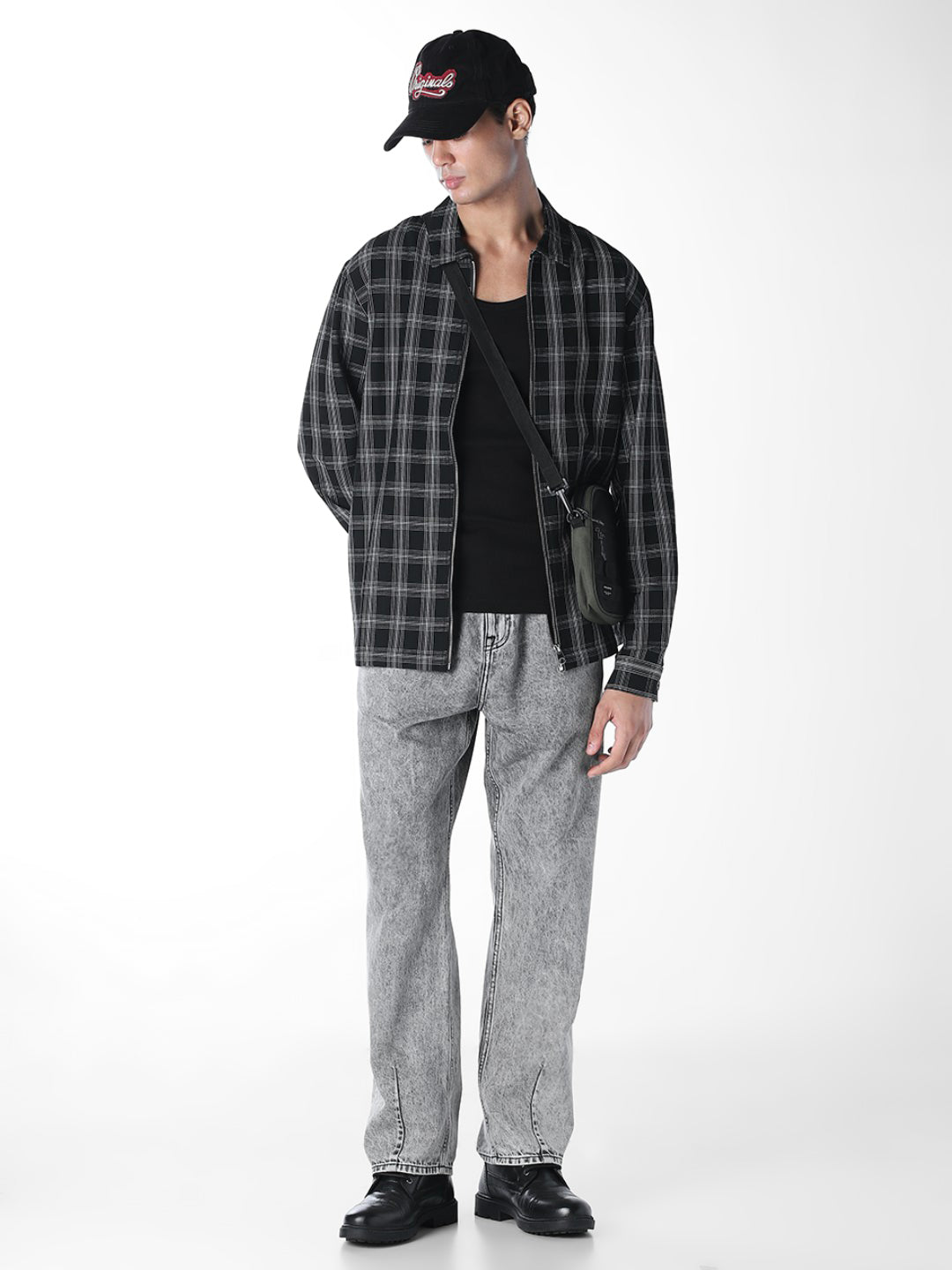 Check Cotton Overshirt