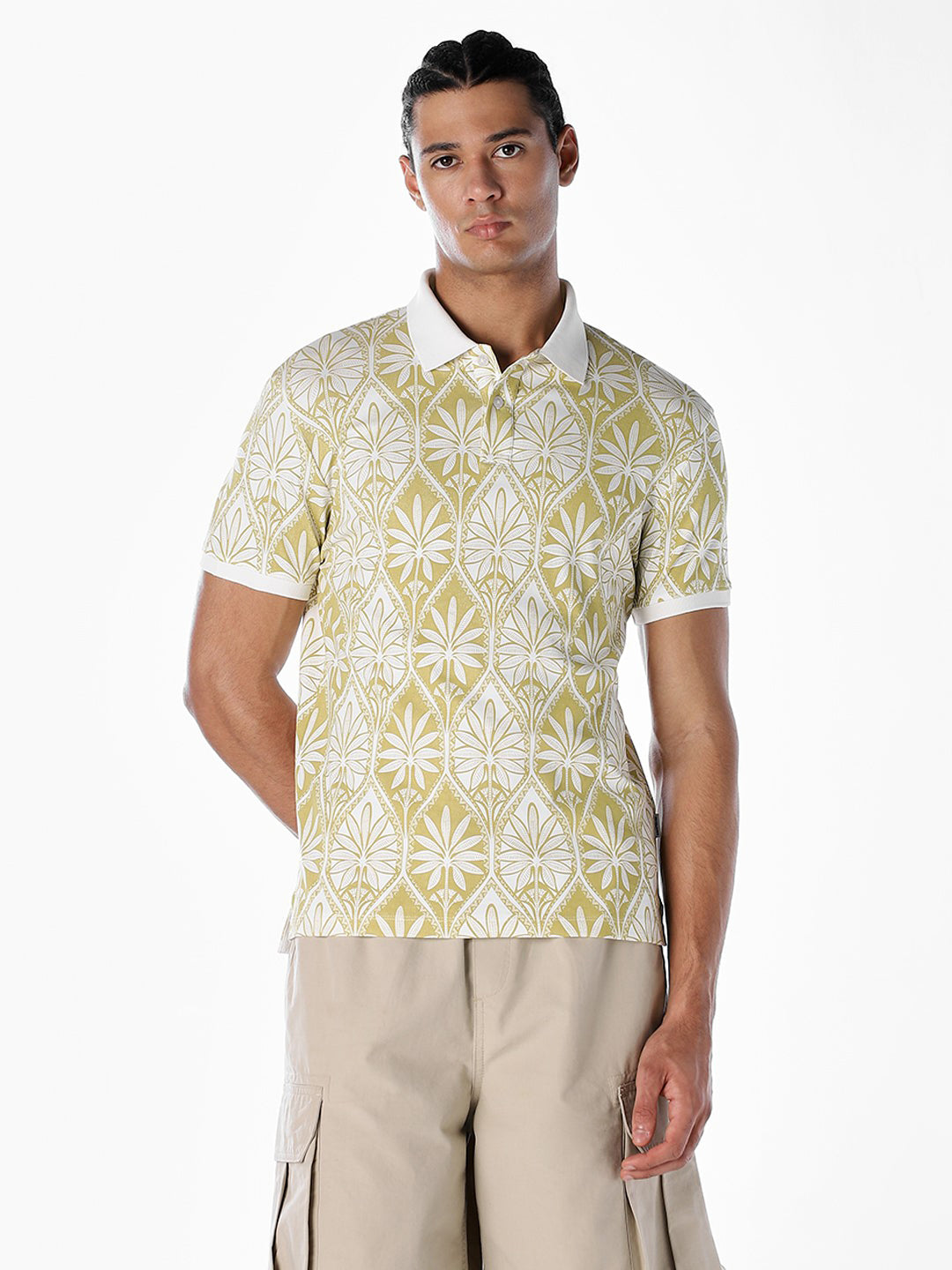 Printed Cotton Polo