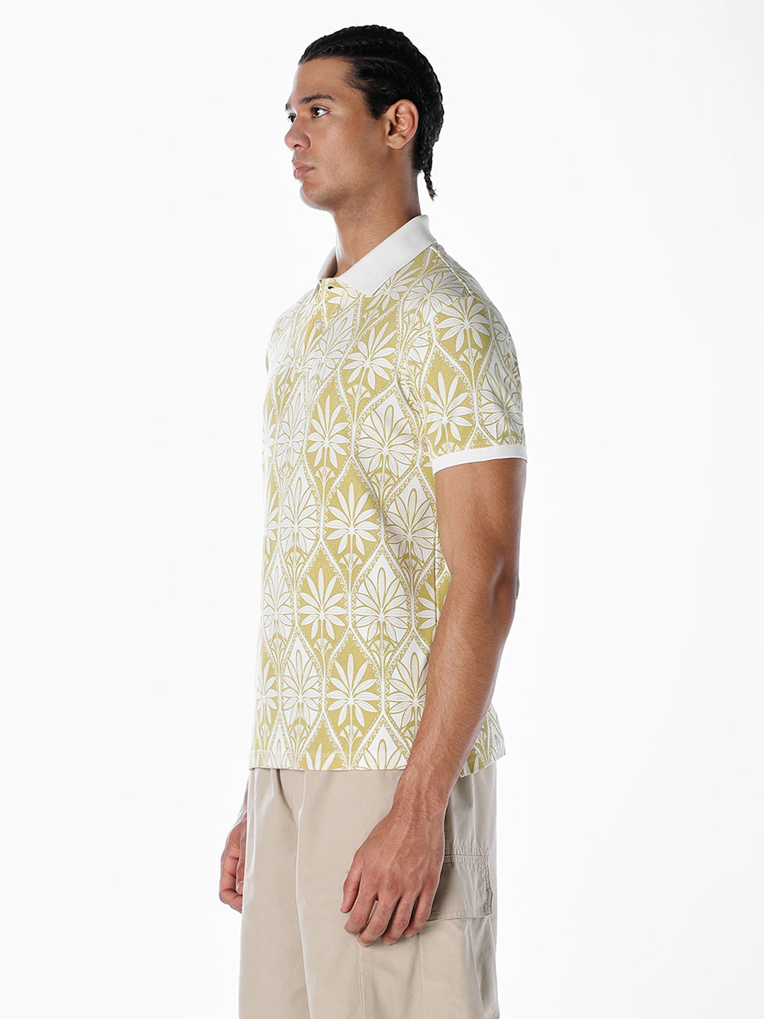 Printed Cotton Polo