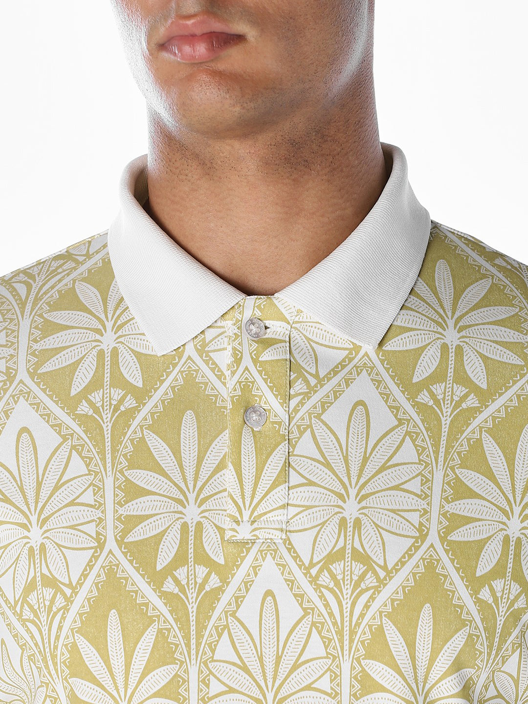 Printed Cotton Polo