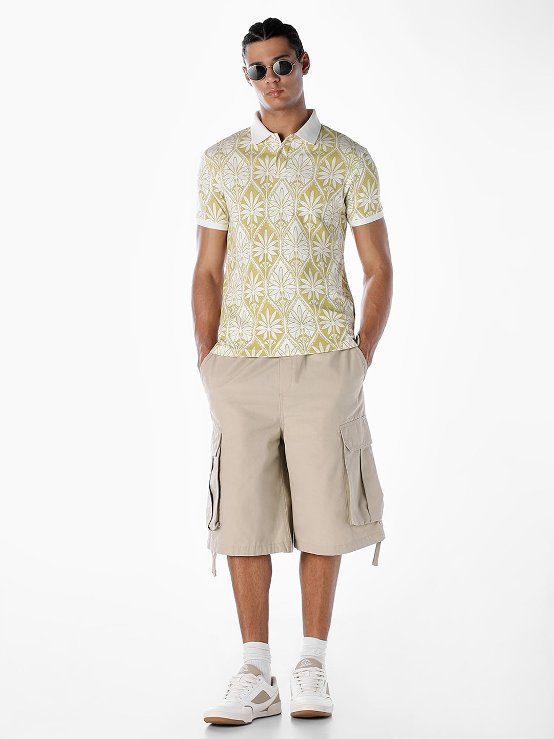 Printed Cotton Polo