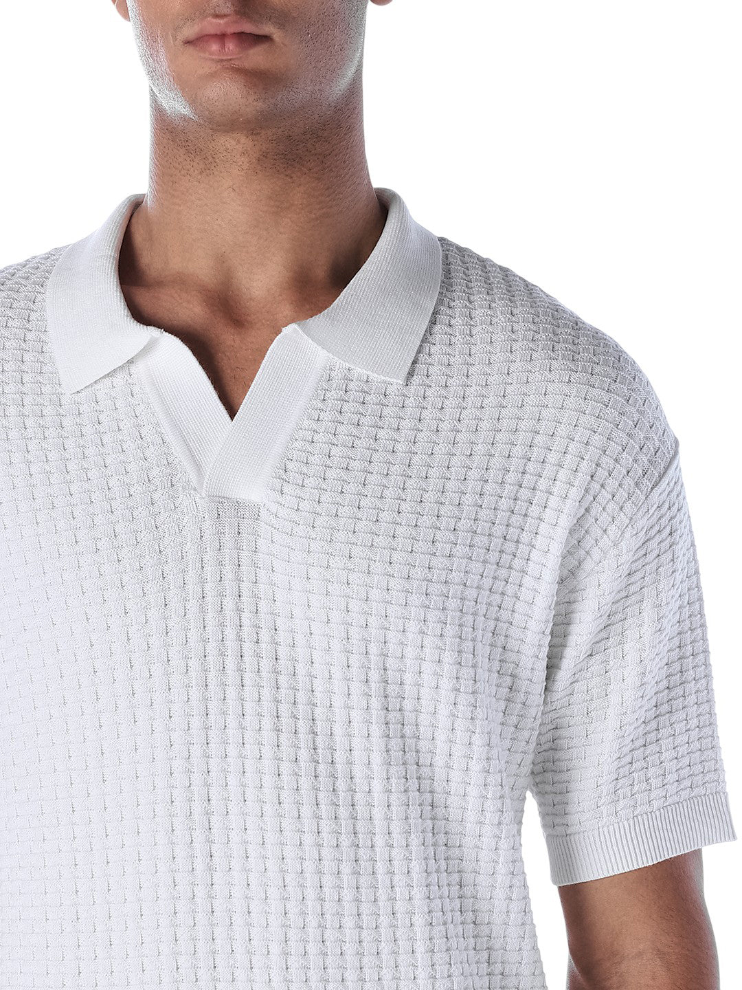 Oversized Knitted Polo