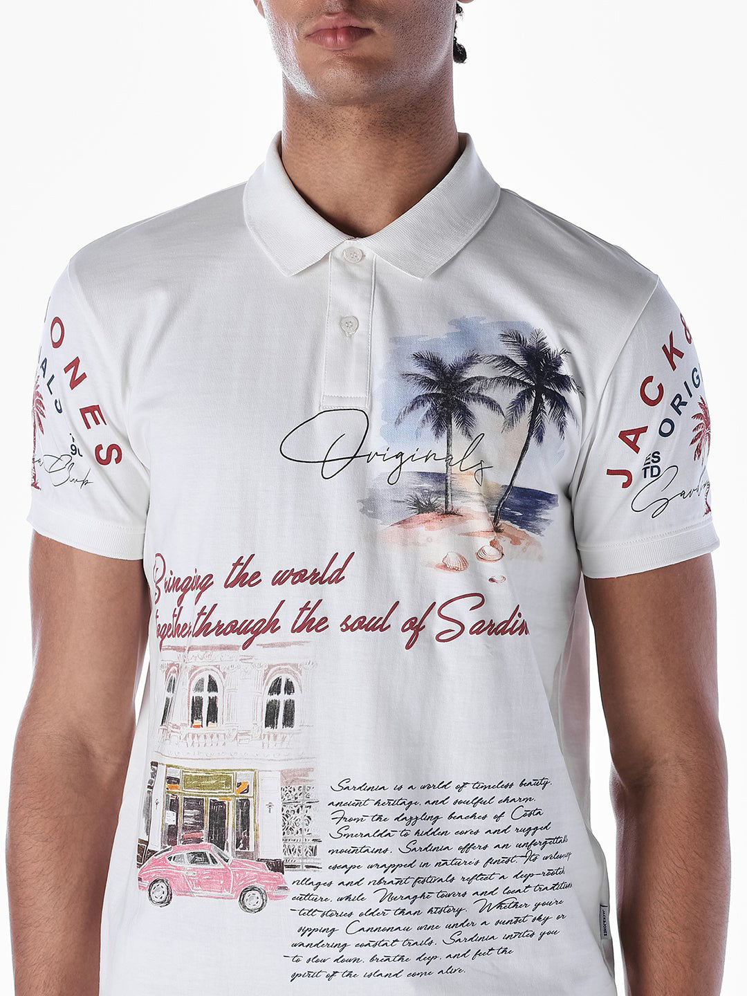 Printed Regular Fit Polo